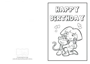 Happy Birthday Coloring Cards