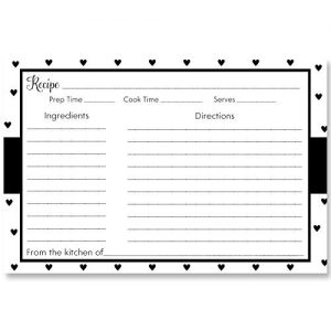 Kitchen Recipe Cards