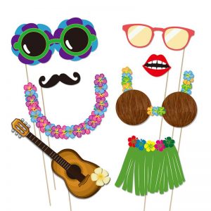 Luau Photo Booth Props Printable