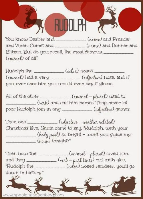 32 Exciting Xmas Crazy Libs image regarding Christmas Mad Libs Printable called 32 Attention-grabbing Xmas Crazy Libs