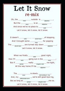 Mad Libs Christmas