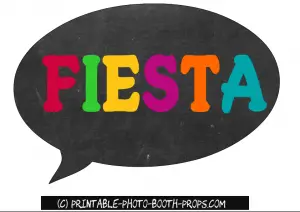 Mexican Photo Booth Props Printable