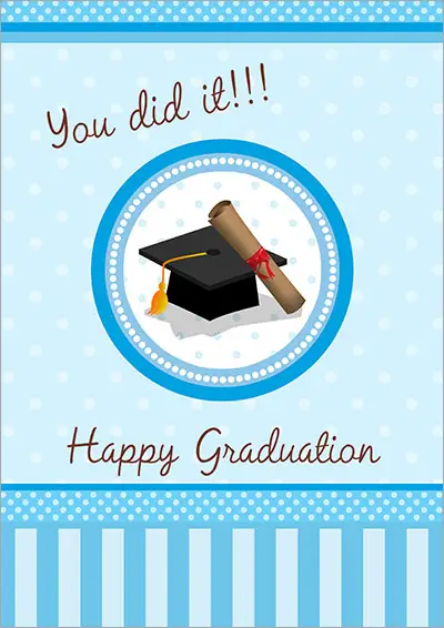22 Lovely Printable Commencement Playing cards image regarding Free Printable Funny Graduation Cards identified as 22 Attractive Printable Commencement Playing cards