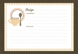 Recipe Card Free Download