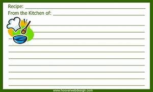 Recipe Card Template