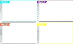 Recipe Card Template for Word