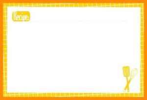 Recipe Cards Templates