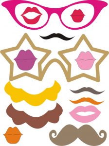 Tea Party Photo Booth Props Printable
