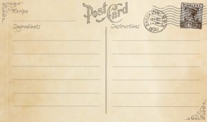 Vintage Recipe Cards