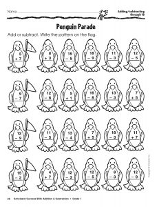Addition and Subtraction Worksheets for 2nd Grade
