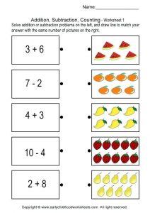 Addition and Subtraction Worksheets for Grade 2