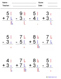 Addition and Subtraction Worksheets for Grade 3