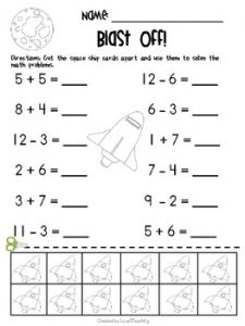 Addition and Subtraction within 10 Worksheets