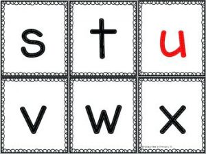 Alphabet Letters Flash Cards