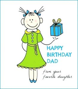 Best Birthday Card for Dad from Daughter
