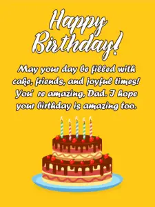 Birthday Card for Father