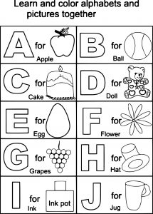 Black And White Alphabet Flash Cards