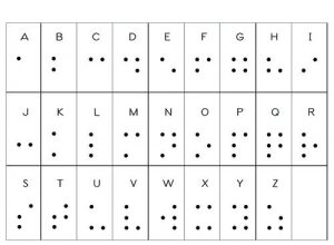 Braille Alphabet Flash Cards