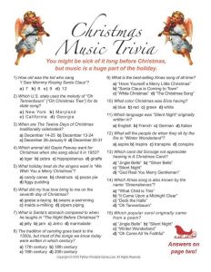 Christian Christmas Trivia