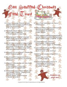Christmas Food and Drink Trivia
