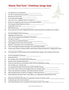 Christmas Music Trivia