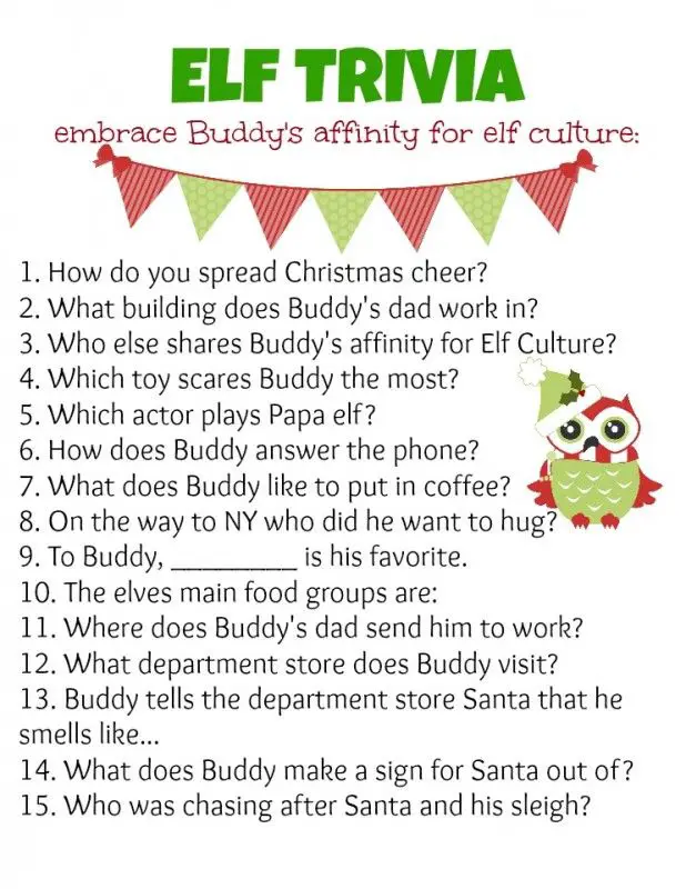 HD Exclusive Christmas Movie Trivia Questions And Answers Printable - funny jokes