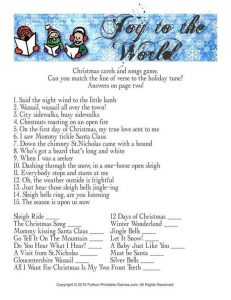 Christmas Trivia Quiz