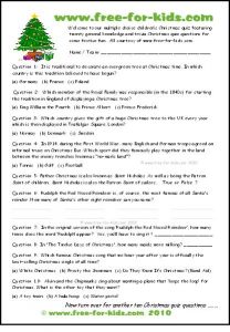 Christmas Trivia Quizzes
