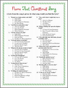 Church Christmas Trivia