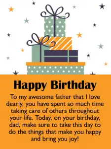 Cute Happy Birthday Cards for Dad