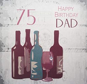 Dad 75th Birthday Card