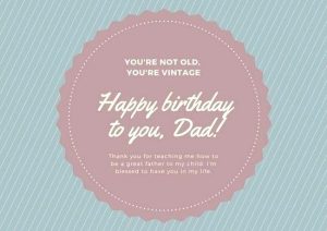 Dad Birthday Card Messages