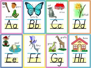 English Alphabet Flash Cards
