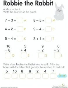 Fun Addition and Subtraction Worksheets