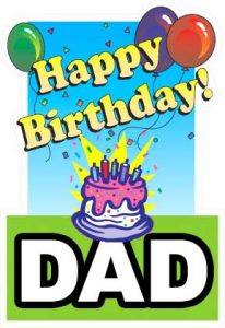Happy Birthday Dad Cards Printable