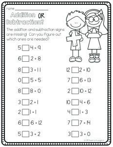 Mental Strategies for Addition and Subtraction Worksheets