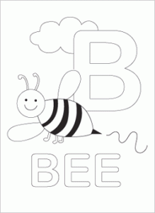 Printable Alphabet Flash Cards to Color
