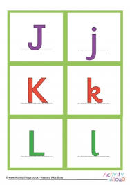 Printable Uppercase Alphabet Flash Cards