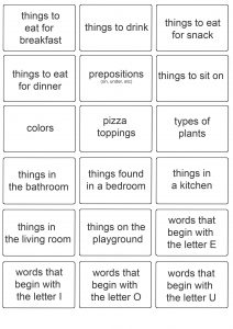 Adult Pictionary Cards