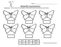 Contractions Worksheet 1st Grade