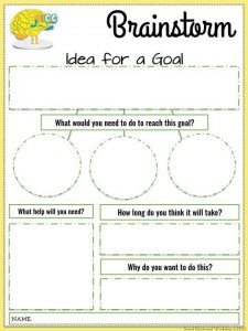 Counseling Goal Setting Worksheet