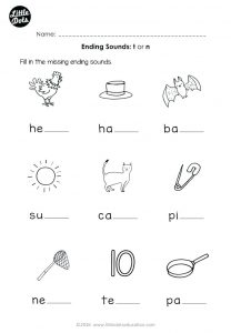 Free Phonics Worksheets Consonant Blends