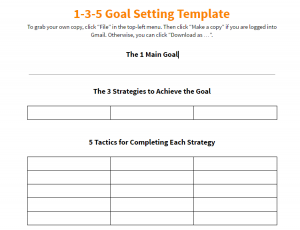 Free Real Estate Goal Setting Worksheet