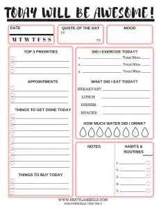 Goal Setting Worksheet Template