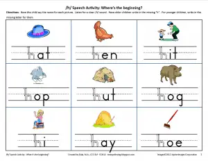 Ks2 Letter H Phonics Worksheets