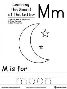 Letter M Phonics Worksheets