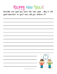 New Year Goal Setting Worksheet