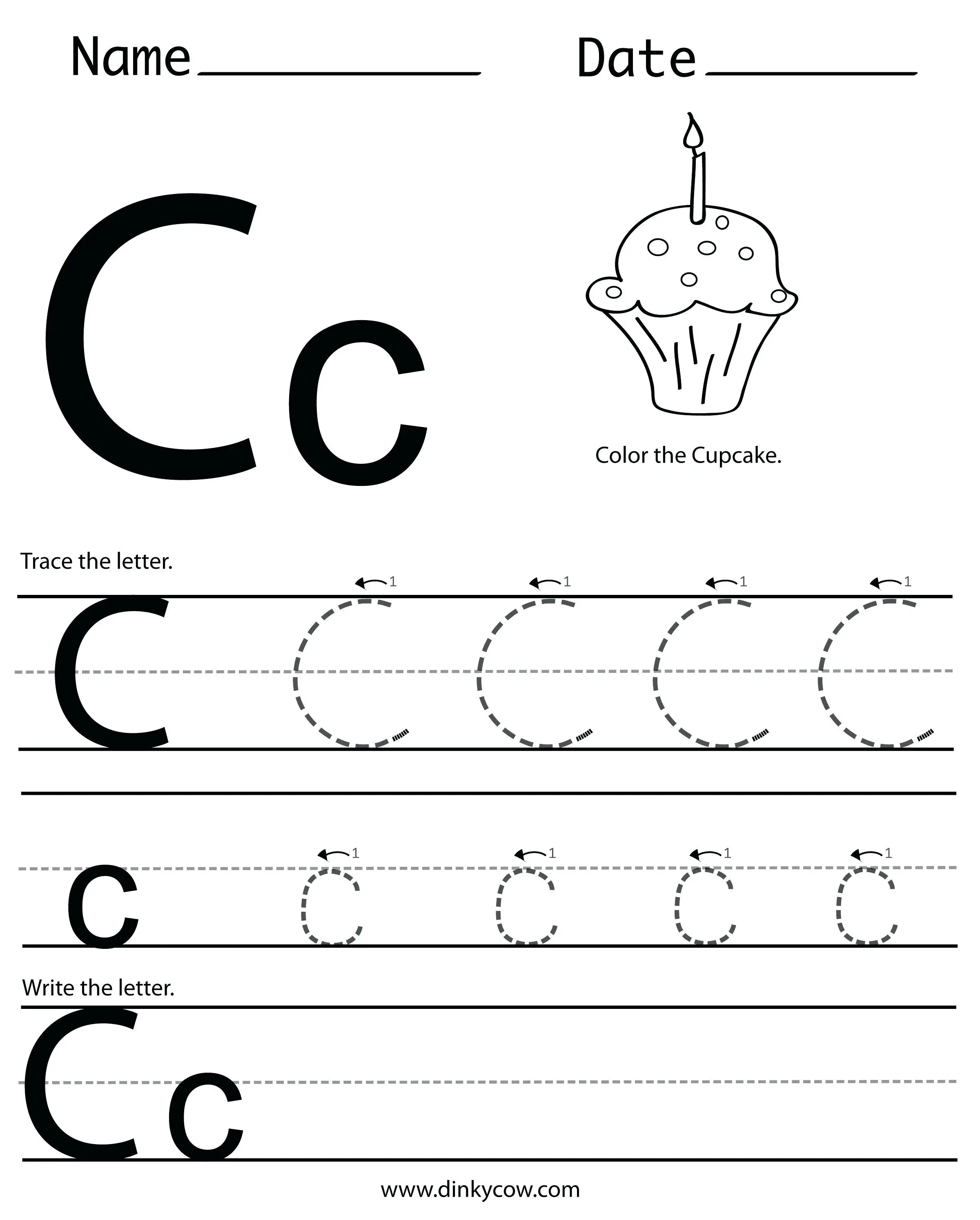 28 Letter C Worksheets for Young Learners
