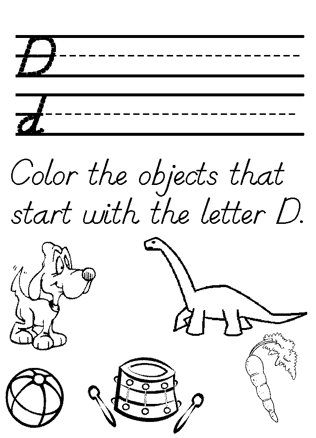 26 Learner-Friendly Letter D Worksheets KittyBabyLove.com 26 Learner-Friendly Letter D Worksheets KittyBabyLove.com