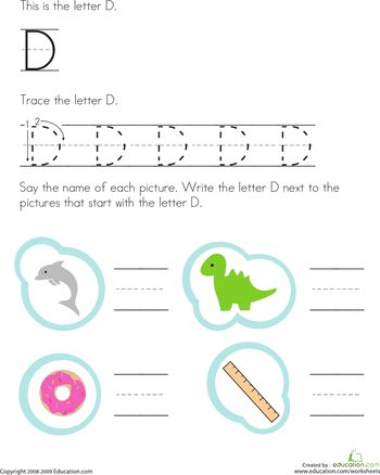 26 learner friendly letter d worksheets kittybabylovecom